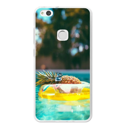 Husa Huawei P9 Lite 2017 Silicon Gel Tpu Model Relaxed Pineapple Multicolor