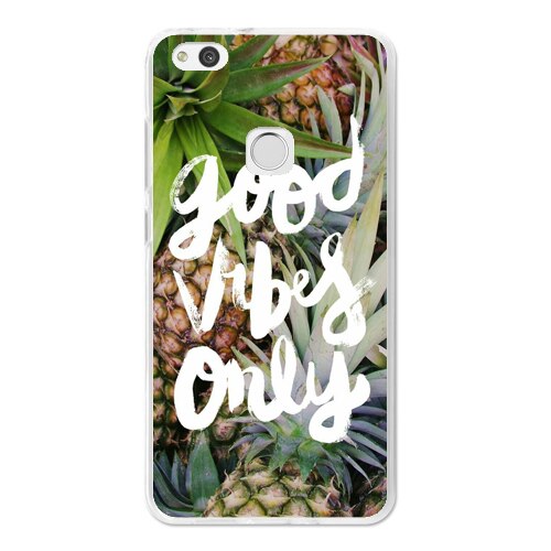 Husa Huawei P9 Lite 2017 Silicon Gel Tpu Model Good Vibes Only Multicolor