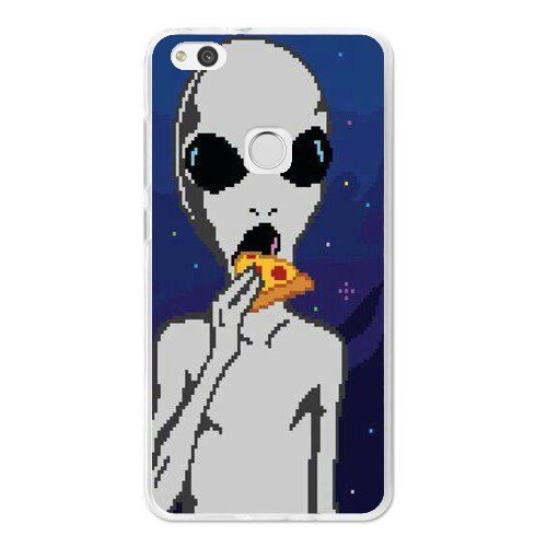 Husa Huawei P9 Lite 2017 Silicon Gel Tpu Model Alien Pizza Multicolor