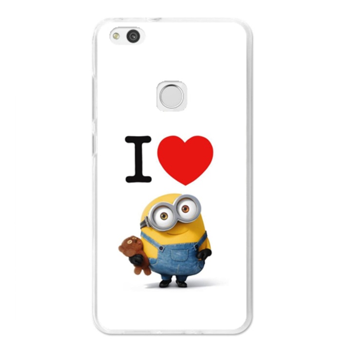 Husa Huawei P10 Lite Silicon Gel Tpu Model I Love Minions Multicolor