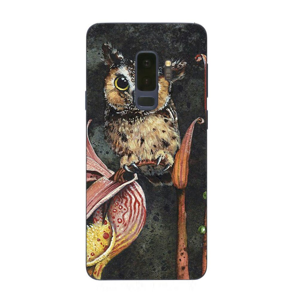 Husa Samsung Galaxy S9 Plus Silicon Gel Tpu Model Owl Painted Multicolor