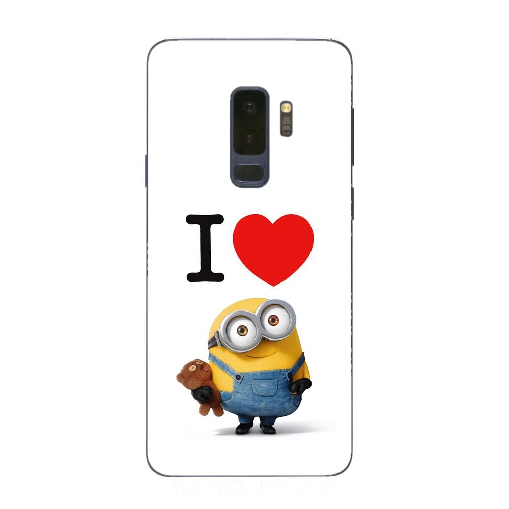 Husa Samsung Galaxy S9 Plus Silicon Gel Tpu Model I Love Minions Multicolor