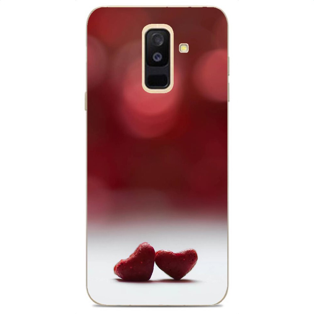 Husa Samsung Galaxy A6 Plus 2018 Silicon Gel Tpu Model Little Hearts Multicolor