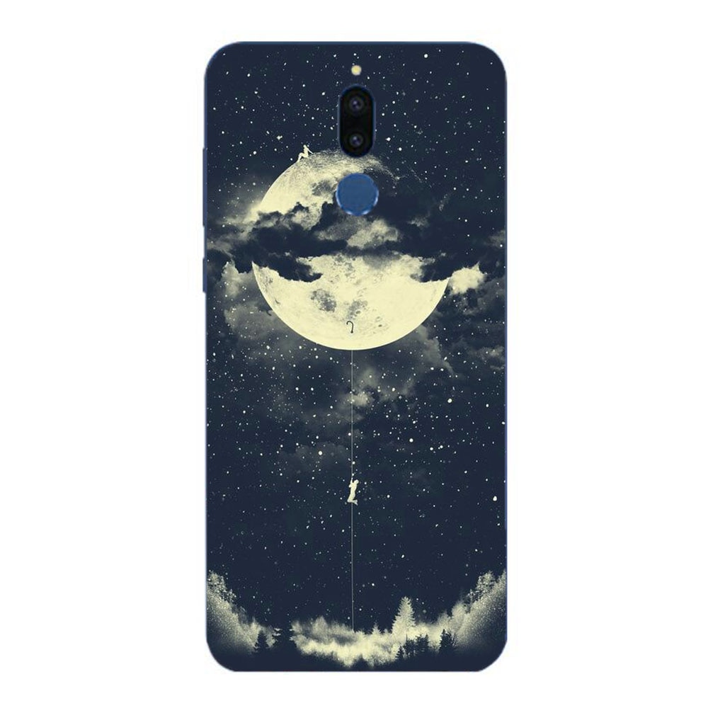 Husa Huawei Mate 10 Lite Silicon Gel Tpu Model Moon Climbing Multicolor