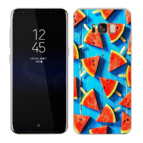 Husa Samsung Galaxy S8 Silicon Gel Tpu Model Ice Cream Watermelon Multicolor