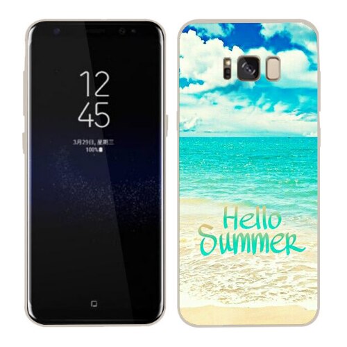 Husa Samsung Galaxy S8 Plus Silicon Gel Tpu Model Hello Summer Multicolor
