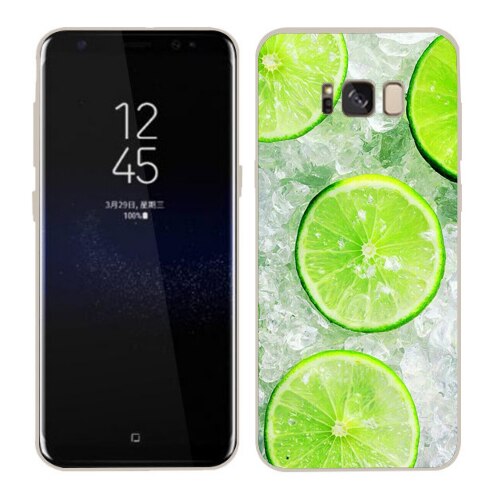 Husa Samsung Galaxy S8 Silicon Gel Tpu Model Ice&Limes Multicolor