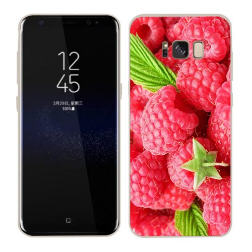 Husa Samsung Galaxy S8 Silicon Gel Tpu Model Raspberries Multicolor
