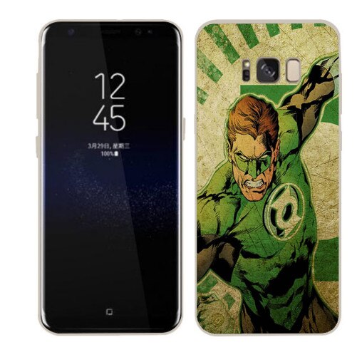 Husa Samsung Galaxy S8 Silicon Gel Tpu Model Green Lantern Multicolor