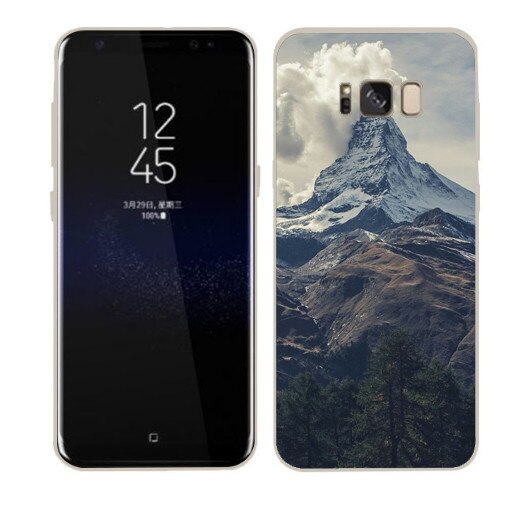 Husa Samsung Galaxy S8 Plus Silicon Gel Tpu Model Mountains Multicolor