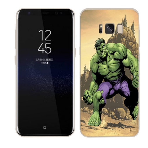 Husa Samsung Galaxy S8 Silicon Gel Tpu Model The Hulk Multicolor