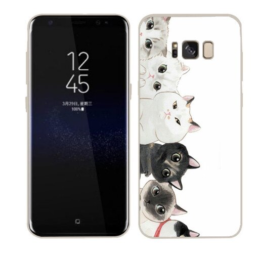 Husa Samsung Galaxy S8 Plus Silicon Gel Tpu Model Cats Multicolor