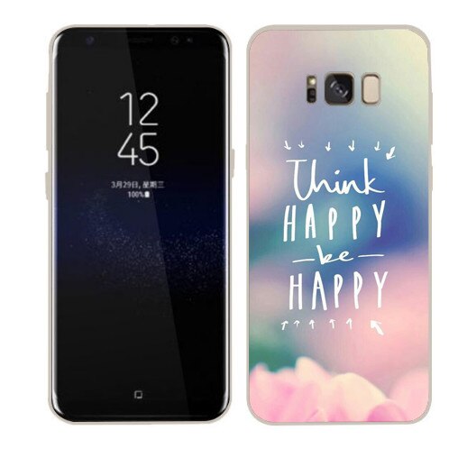 Husa Samsung Galaxy S8 Plus Silicon Gel Tpu Model Think Positive Multicolor