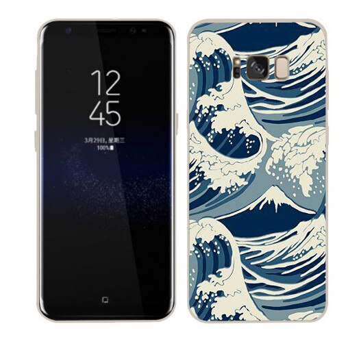 Husa Samsung Galaxy S8 Plus Silicon Gel Tpu Model Abstract Waves Multicolor