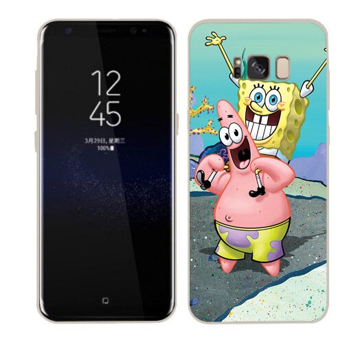 Husa Samsung Galaxy S8 Silicon Gel Tpu Model Spongebob Multicolor