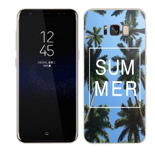 Husa Samsung Galaxy S8 Silicon Gel Tpu Model Summer Multicolor