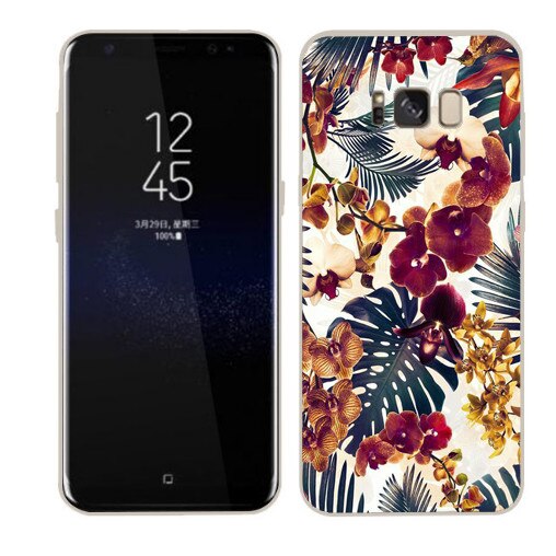 Husa Samsung Galaxy S8 Plus Silicon Gel Tpu Model Flowers Wallpaper Multicolor
