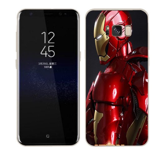 Husa Samsung Galaxy S8 Plus Silicon Gel Tpu Model Iron Man Multicolor