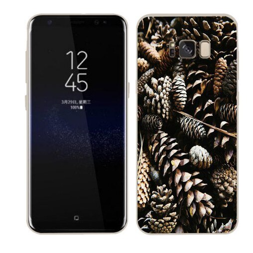 Husa Samsung Galaxy S8 Plus Silicon Gel Tpu Model Pine Cones Multicolor