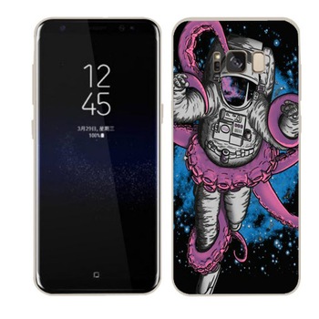 Husa Samsung Galaxy S8 Plus Silicon Gel Tpu Model Octopus Astronaut Multicolor Husa Samsung Galaxy S8 Plus Silicon Gel Tpu Model Octopus Astronaut Multicolor