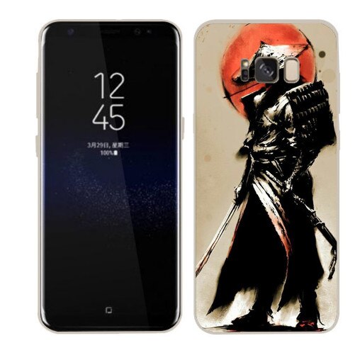 Husa Samsung Galaxy S8 Plus Silicon Gel Tpu Model Samurai Draw Multicolor