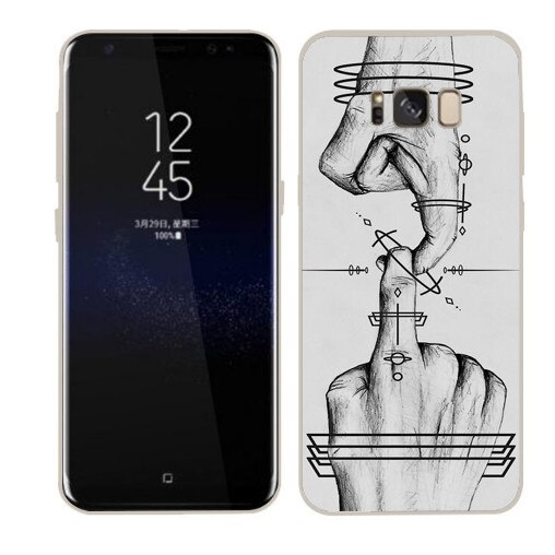 Husa Samsung Galaxy S8 Silicon Gel Tpu Model Universe Touch Multicolor