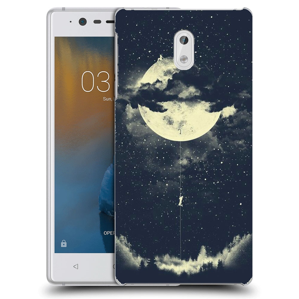Husa Nokia 3 Silicon Gel Tpu Model Moon Climbing Multicolor