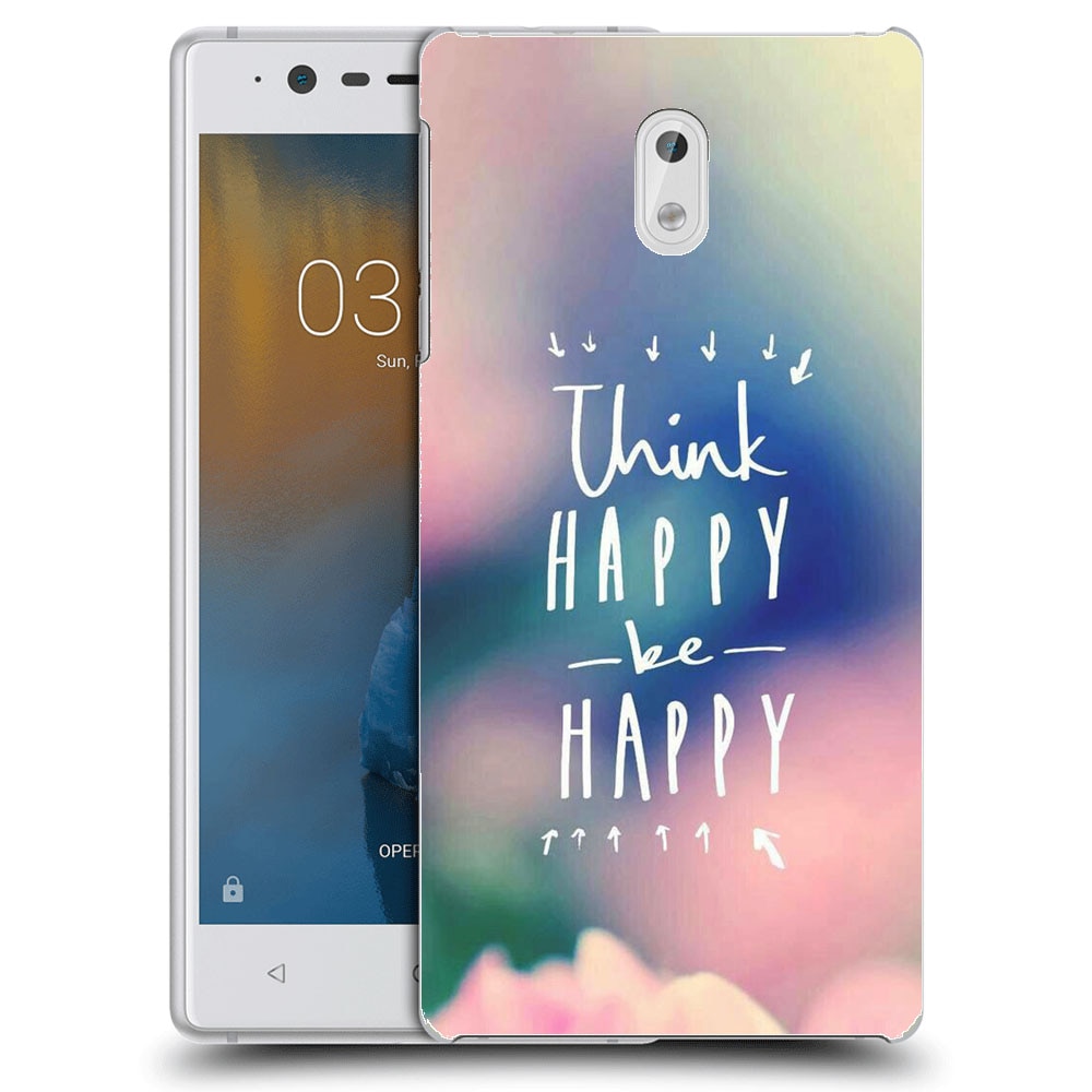 Husa Nokia 3 Silicon Gel Tpu Model Think Positive Multicolor