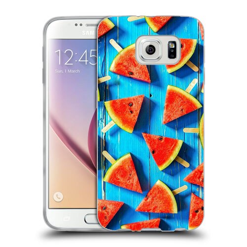Husa Samsung Galaxy S7 G930 Silicon Gel Tpu Model Ice Cream Watermelon Multicolor