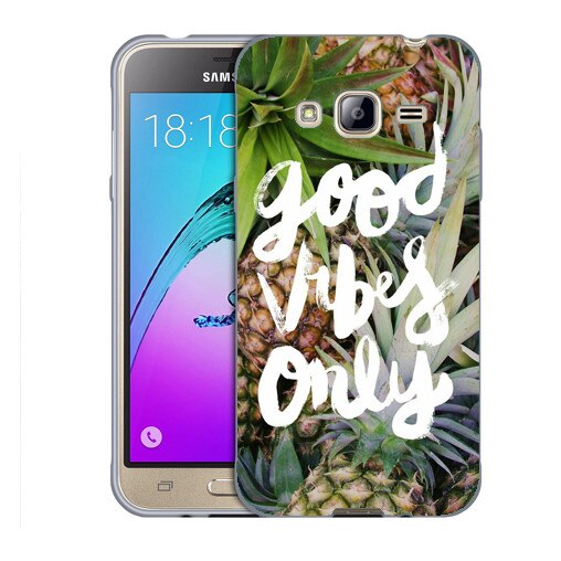 Husa Samsung Galaxy J3 2016 J320 Silicon Gel Tpu Model Good Vibes Only Multicolor