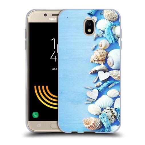 Husa Samsung Galaxy J3 2017 J330 Silicon Gel Tpu Model Seashells Multicolor