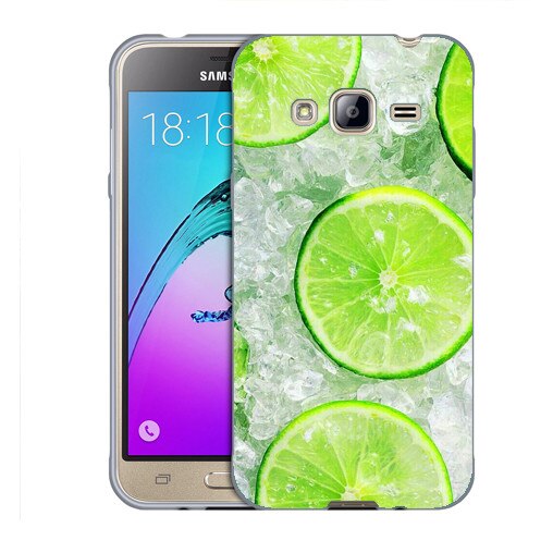 Husa Samsung Galaxy J3 2016 J320 Silicon Gel Tpu Model Ice&Limes Multicolor