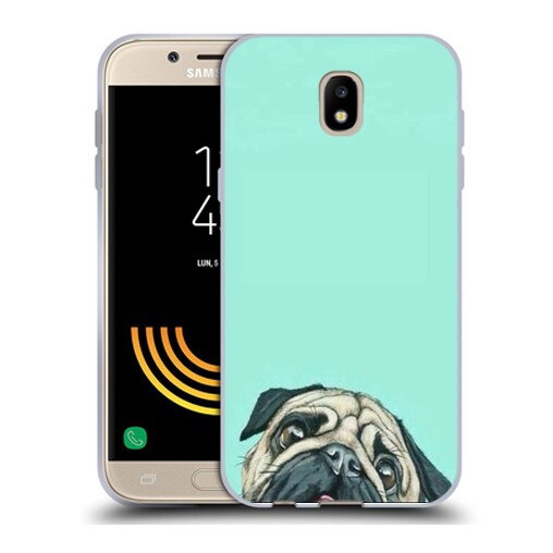Husa Samsung Galaxy J5 2017 J530 Silicon Gel Tpu Model Curious Pug Multicolor