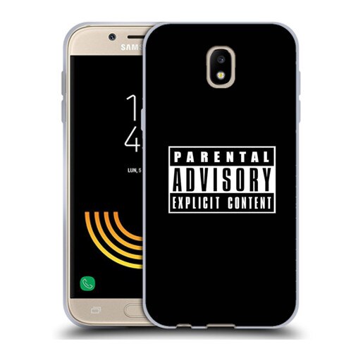Husa Samsung Galaxy J3 2017 J330 Silicon Gel Tpu Model Parental Advisory Multicolor