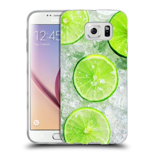 Husa Samsung Galaxy S7 G930 Silicon Gel Tpu Model Ice&Limes Multicolor