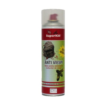 Spray Insecticid Anti-Viespi Super Kill 500 ml Spray Insecticid Anti-Viespi Super Kill 500 ml