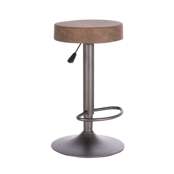 Scaun de bar Kring Kiev, piele antichizata, Coffee Scaun de bar Kring Kiev, piele antichizata, Coffee