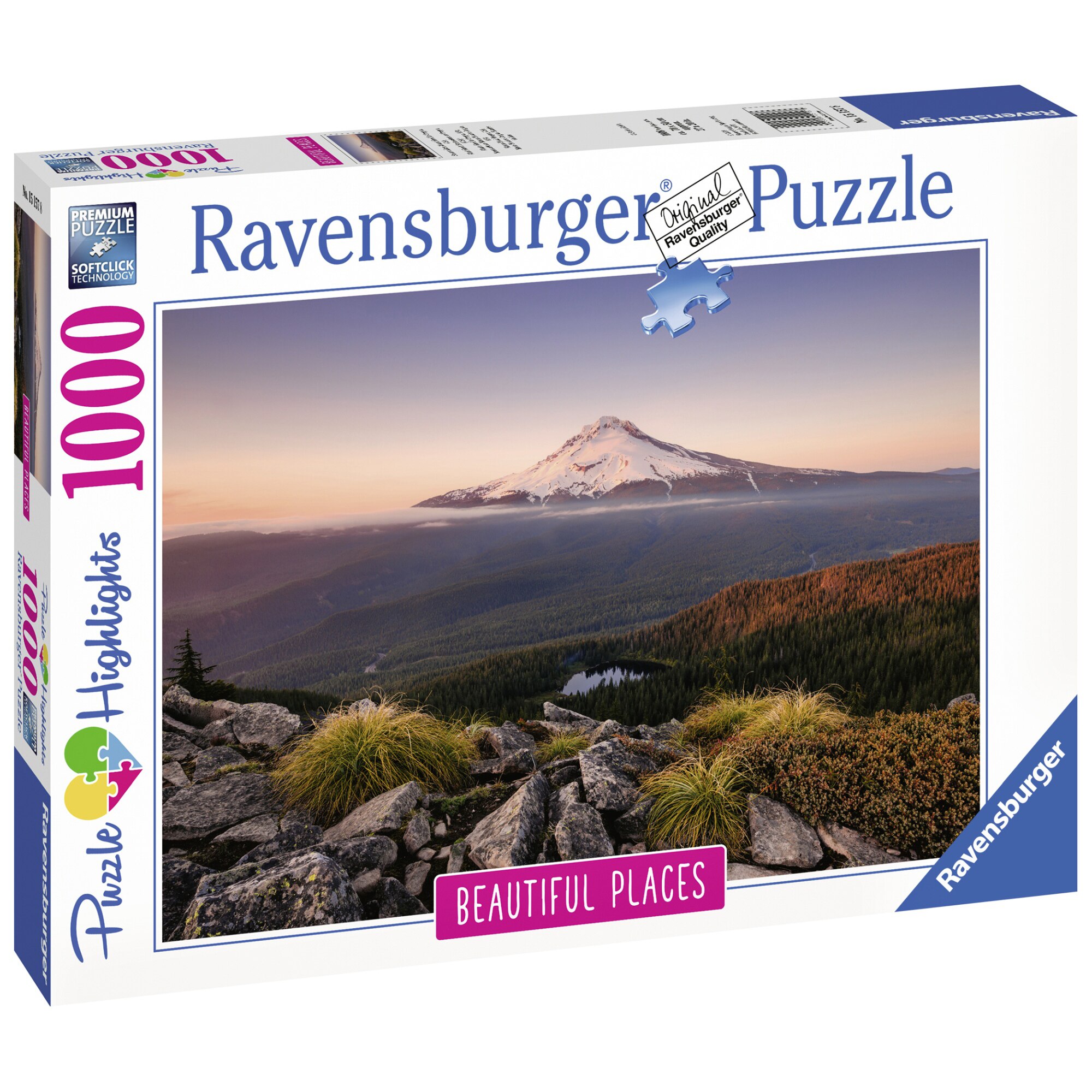 Puzzle Ravensburger - Vulcan oregon, 1000 piese