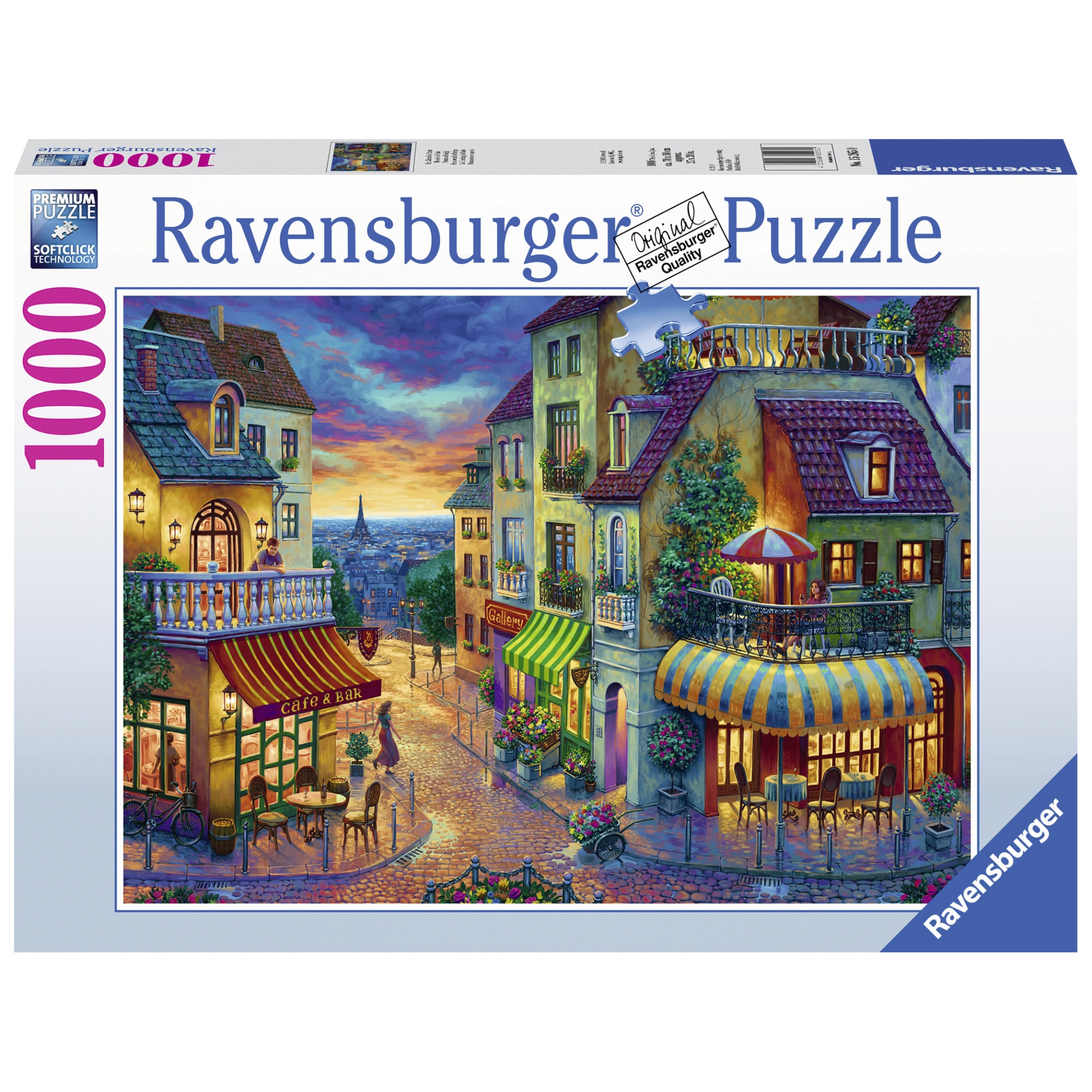 Puzzle Ravensburger - Seara in Paris, 1000 piese