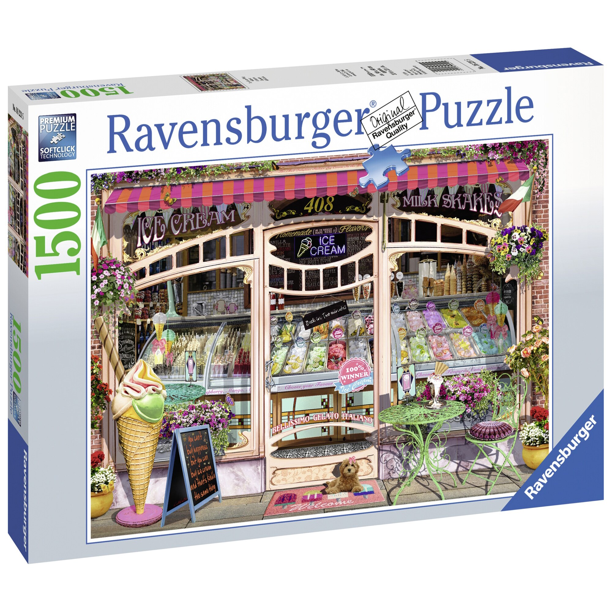 Puzzle Ravensburger - Magazin inghetata,1500 piese