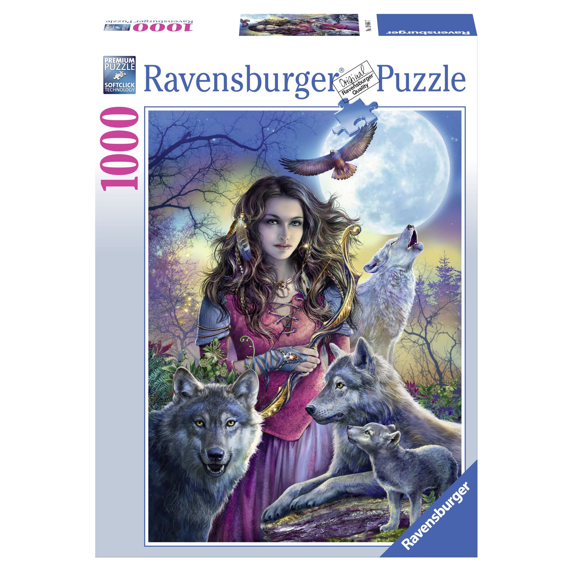 Puzzle Ravensburger - Zeita lupilor, 1000 piese