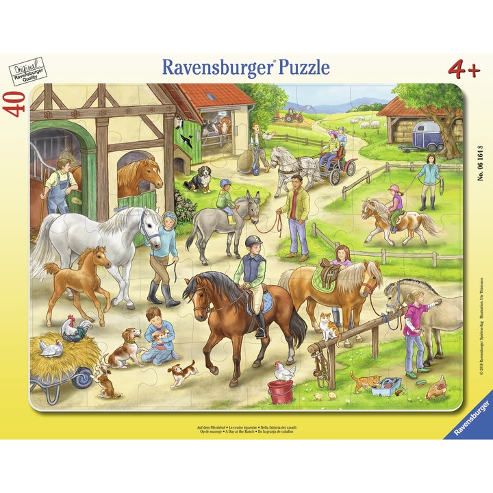 Puzzle Ravensburger - Ferma, 40 piese