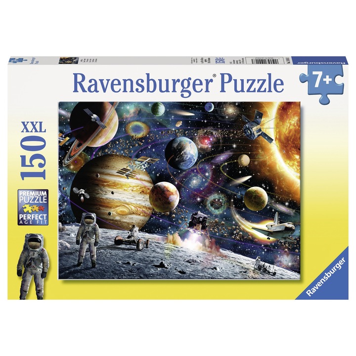 Puzzle Ravensburger - Om pe luna, 150 piese