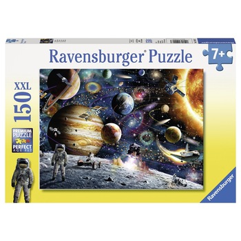 Puzzle Ravensburger - Om pe luna, 150 piese Puzzle Ravensburger - Om pe luna, 150 piese