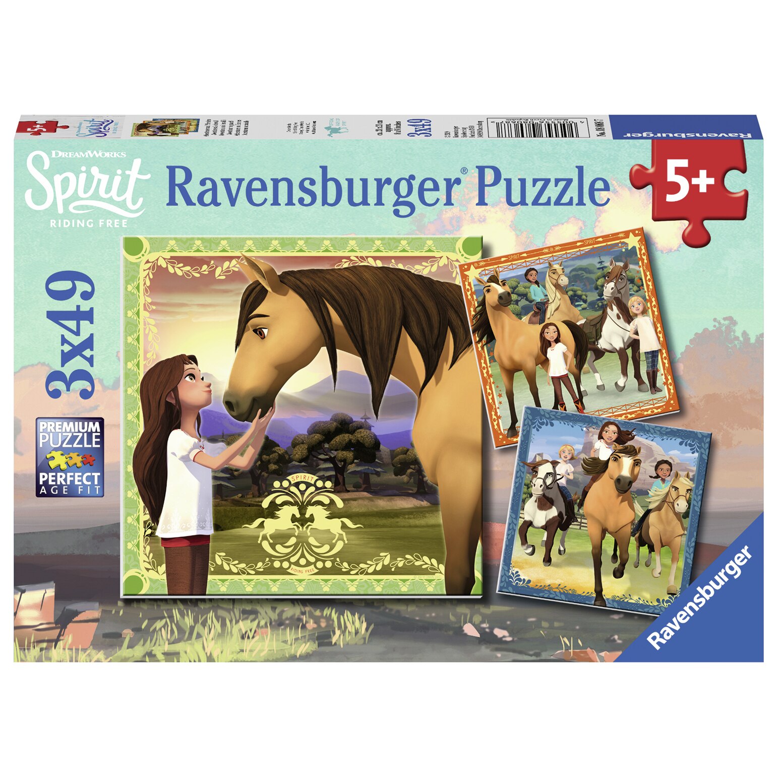 Puzzle Ravensburger - Spirit, 3 in 1, 3x49 piese