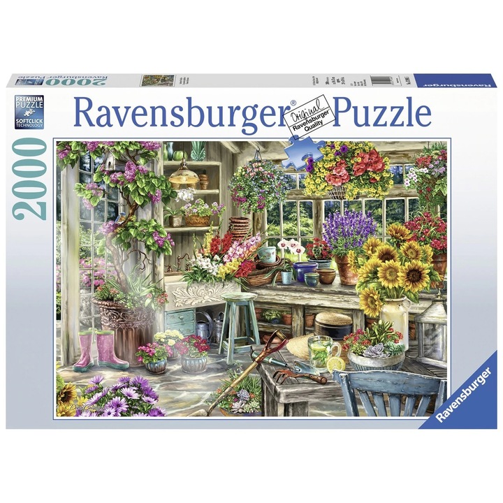 Puzzle Ravensburger - Paradisul gradinarului, 2000 piese