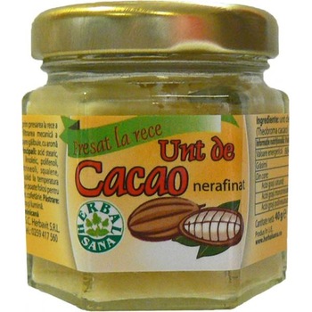 Unt Cacao Crud Hebavit 40gr Unt Cacao Crud Hebavit 40gr