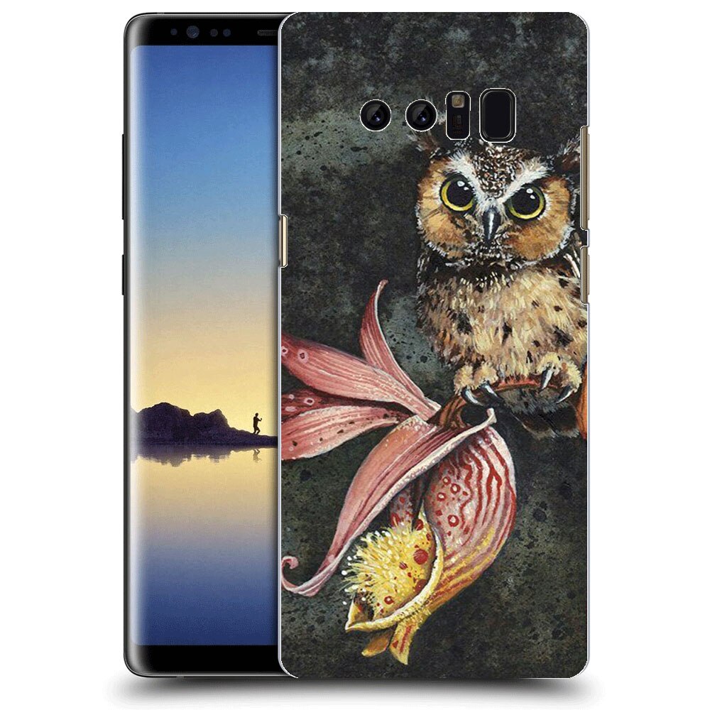 Husa Samsung Galaxy Note 8 Silicon Gel Tpu Model Owl Painted Multicolor