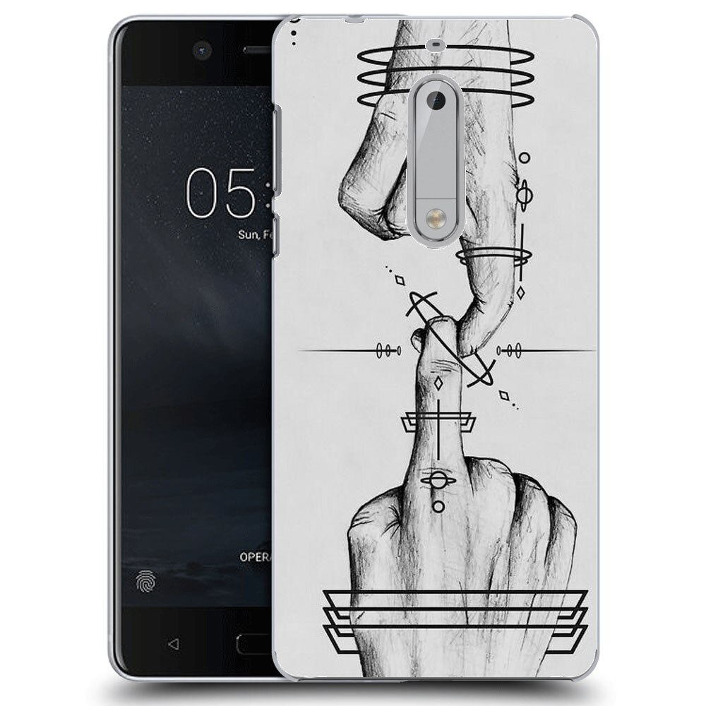 Husa Nokia 5 Silicon Gel Tpu Model Universe Touch Multicolor