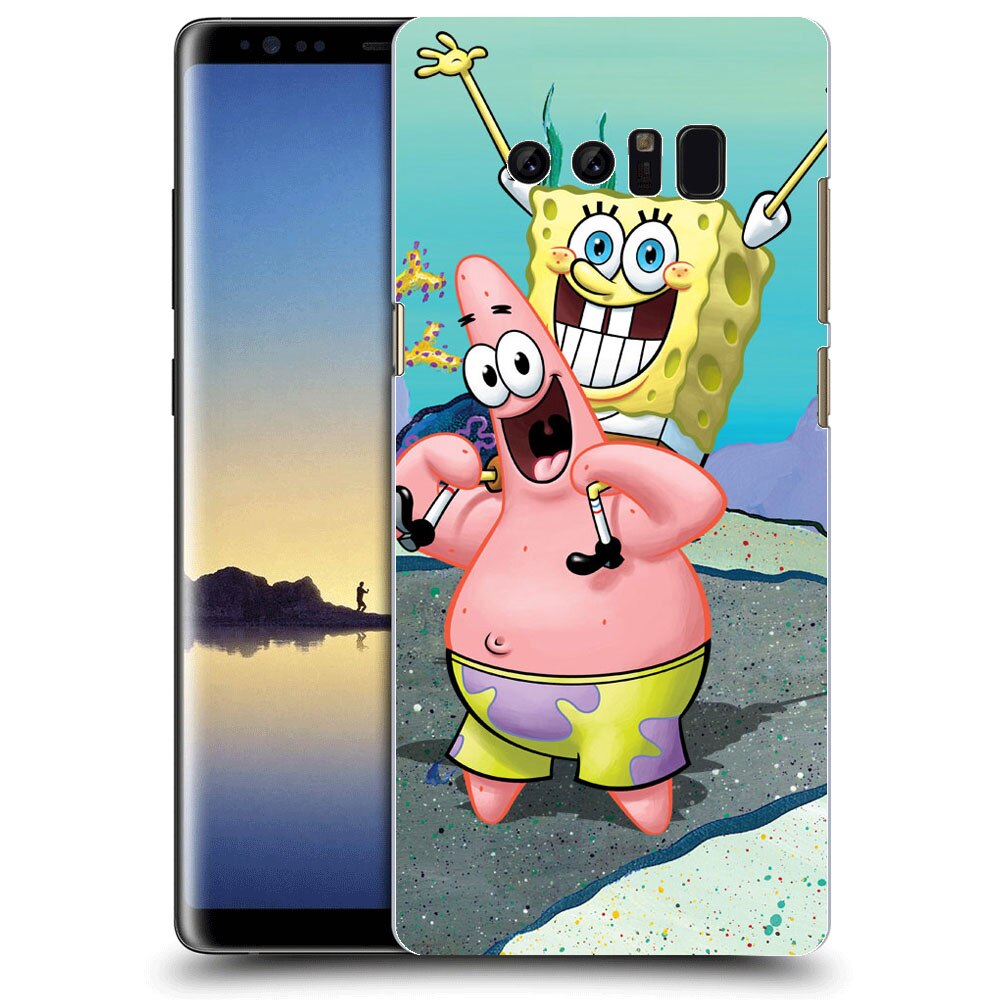 Husa Samsung Galaxy Note 8 Silicon Gel Tpu Model Spongebob Multicolor